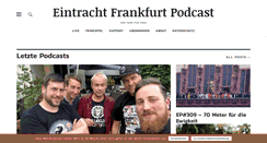 Desktop Screenshot of eintracht-podcast.de